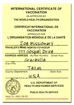 International Health Certificate
